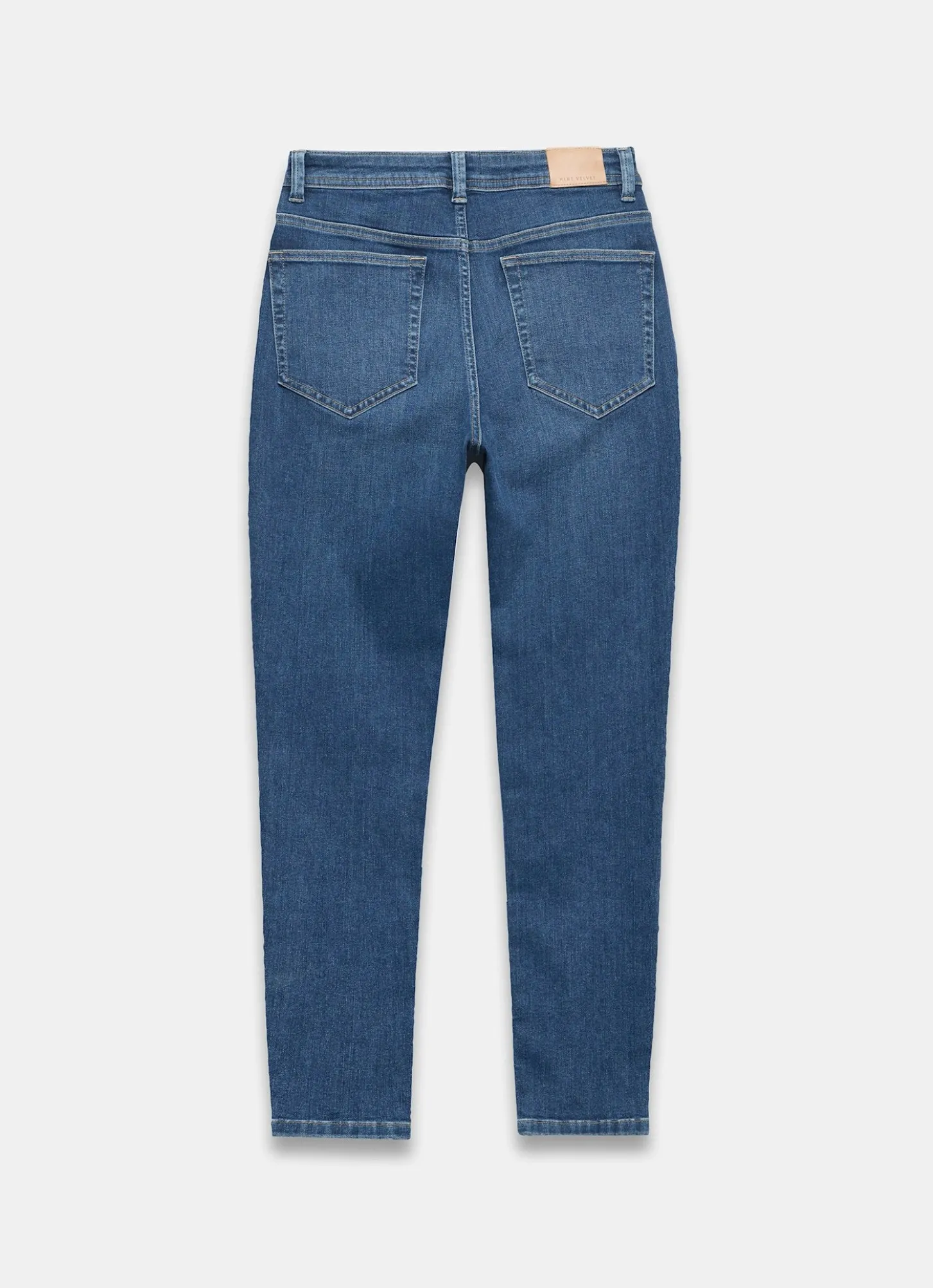 Mid Indigo Sculpting Skinny Jeans