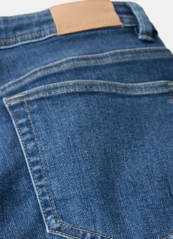 Mid Indigo Sculpting Skinny Jeans