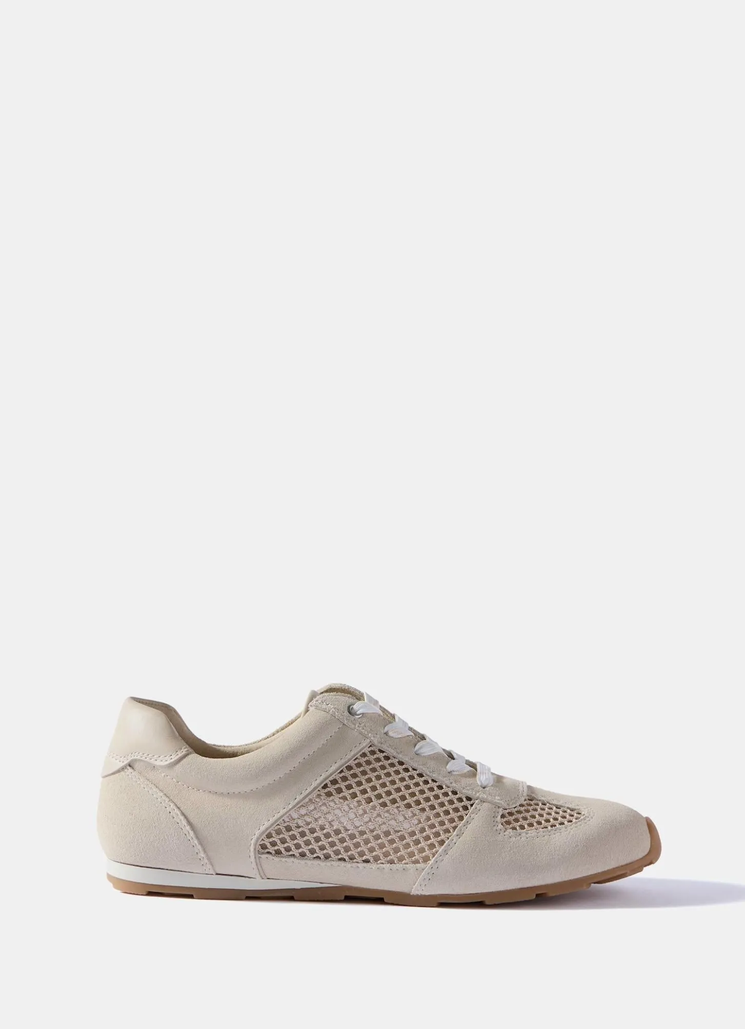 Myla Cream Suede Mesh Trainers