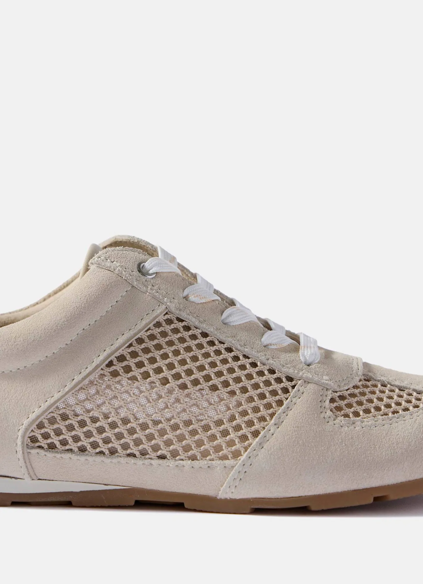 Myla Cream Suede Mesh Trainers