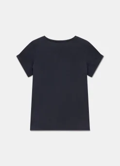 Navy Cotton Star T-Shirt