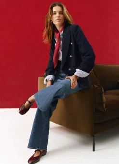 Navy Double Breasted Blazer