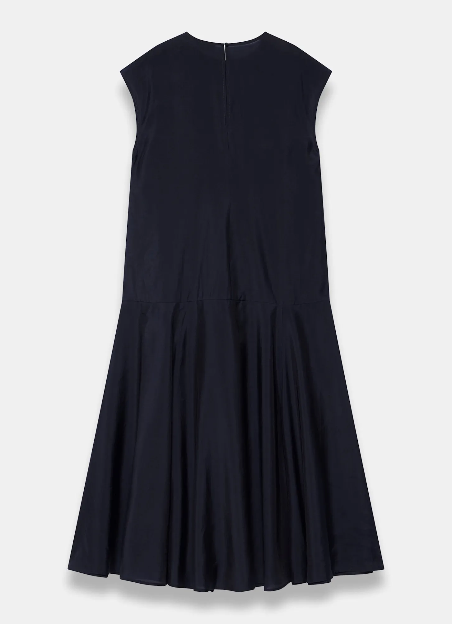 Navy Full Hem Midi Dress
