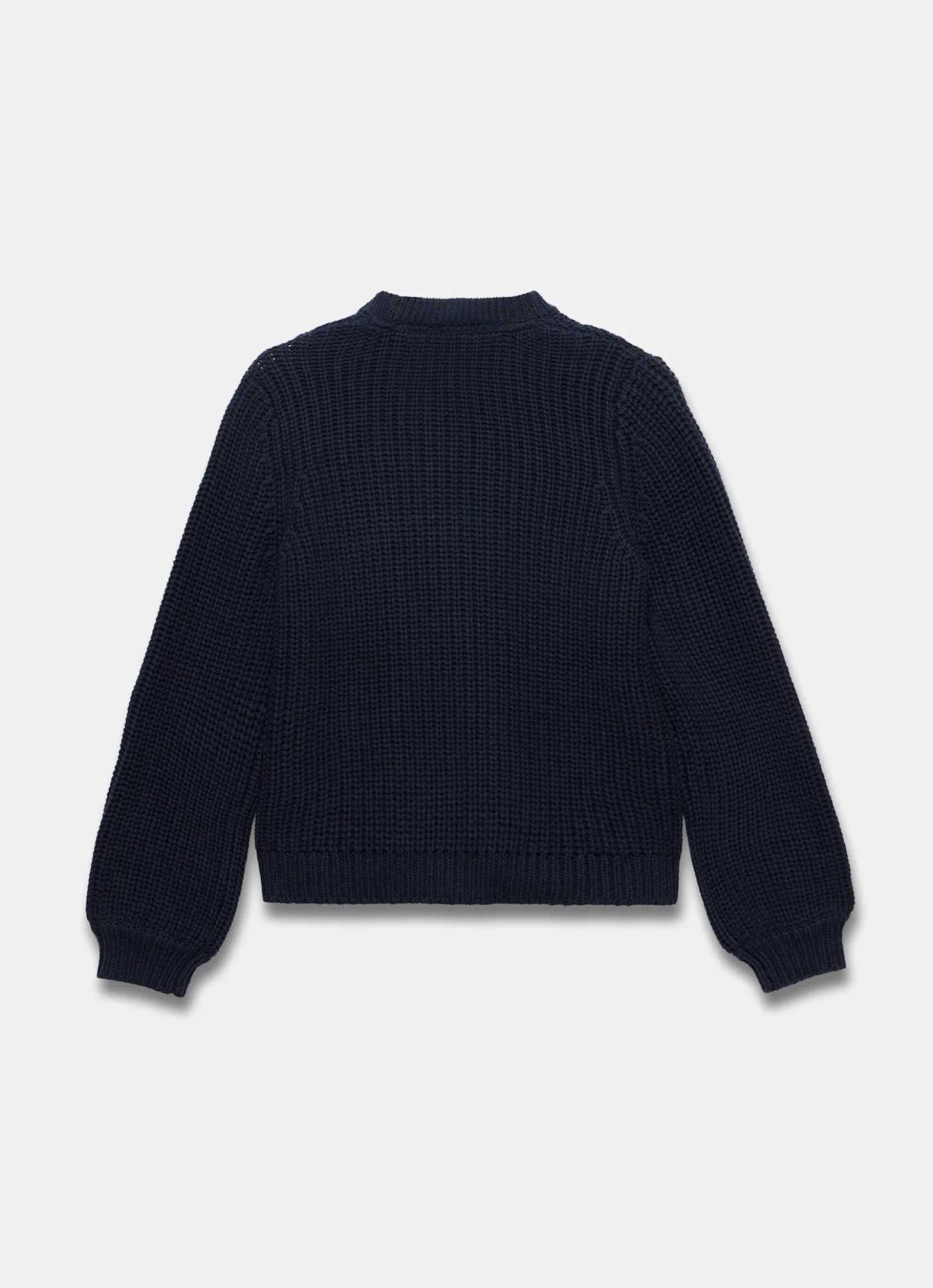 Navy Heart Embroidered Cardigan