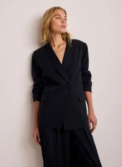 Navy Single Breasted Blazer