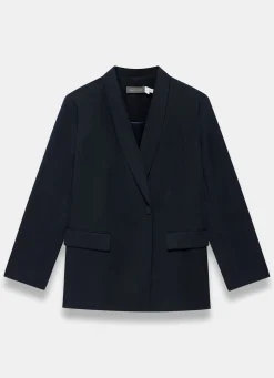 Navy Single Breasted Blazer