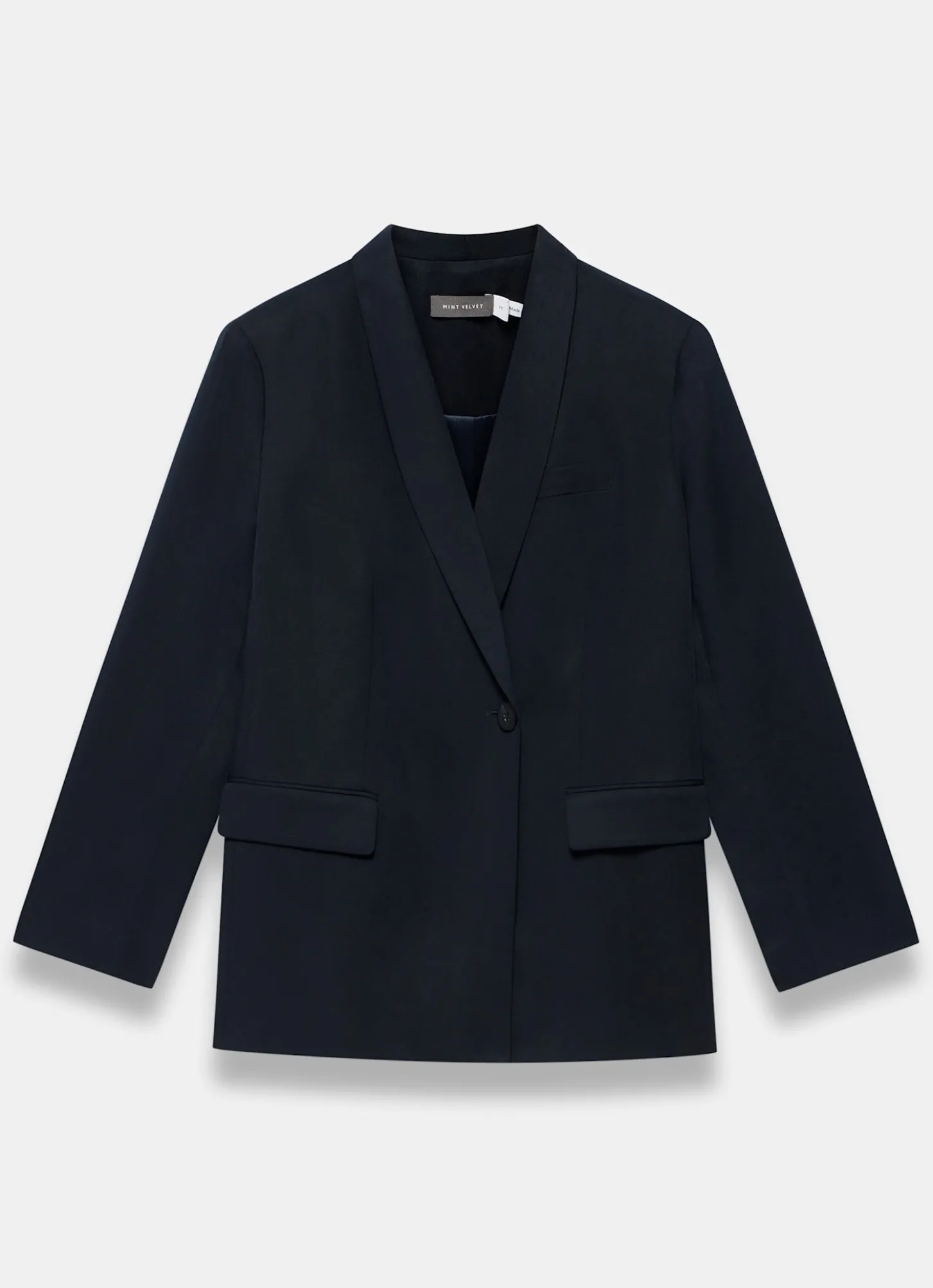 Navy Single Breasted Blazer