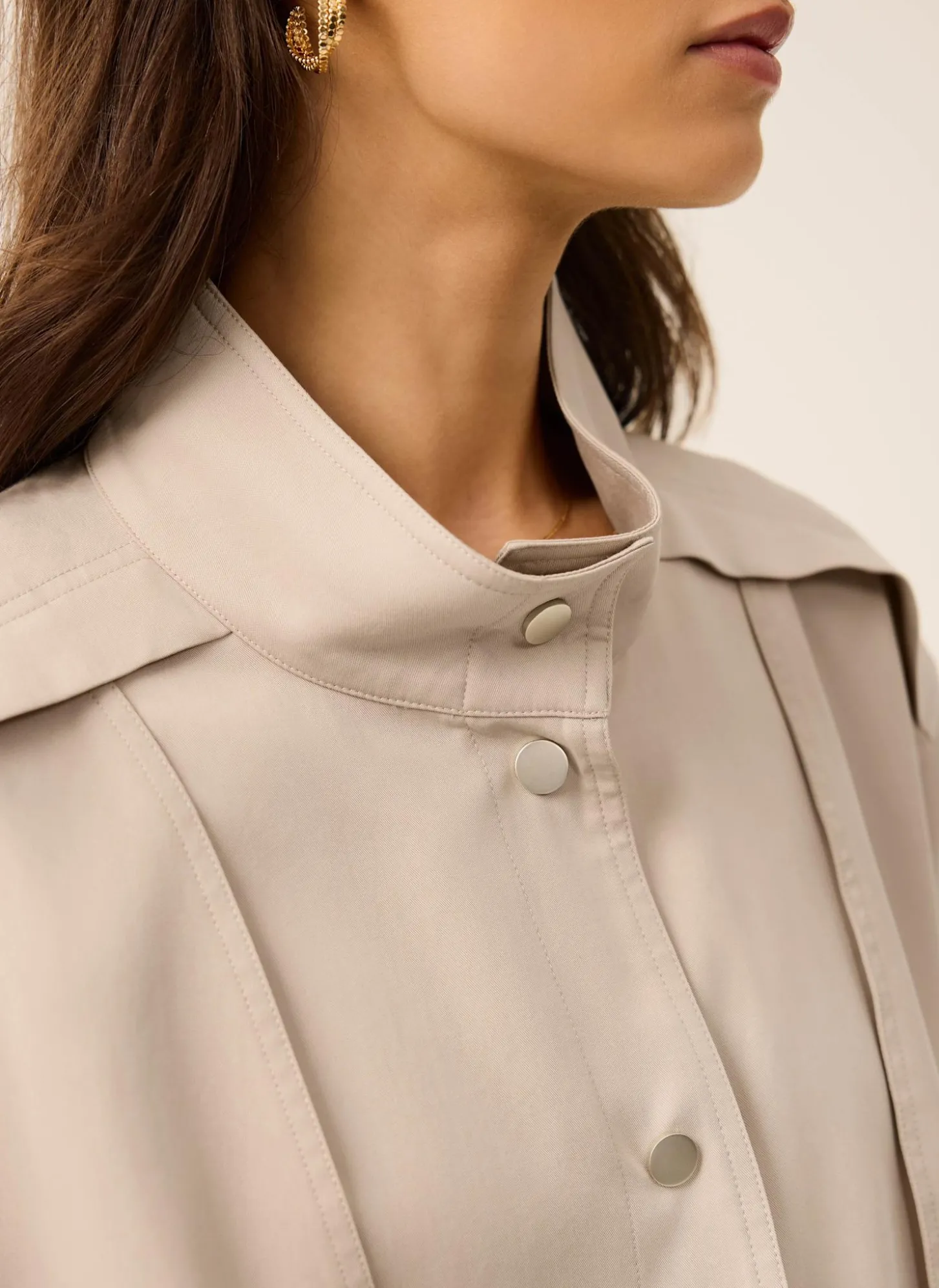 Neutral Bomber Jacket