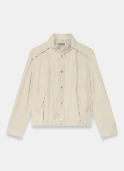 Neutral Bomber Jacket