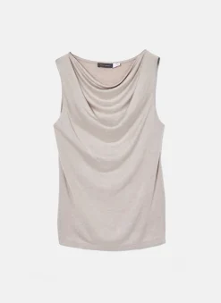 Neutral Draped Top
