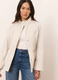 Neutral Drawstring Jacket