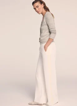 Neutral Linen Blend Layered Cardigan