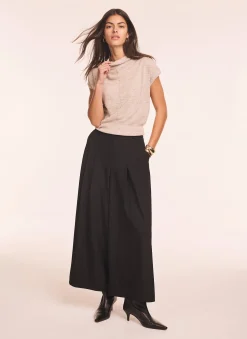 Neutral Linen Blend Sleeveless Knit Top