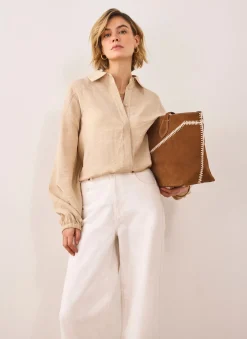 Neutral Long Sleeve Minimalist Shirt