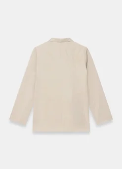 Neutral Single Breasted Blazer