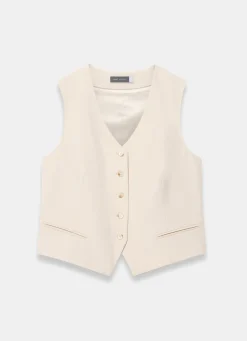 Neutral Tailored Waistcoat