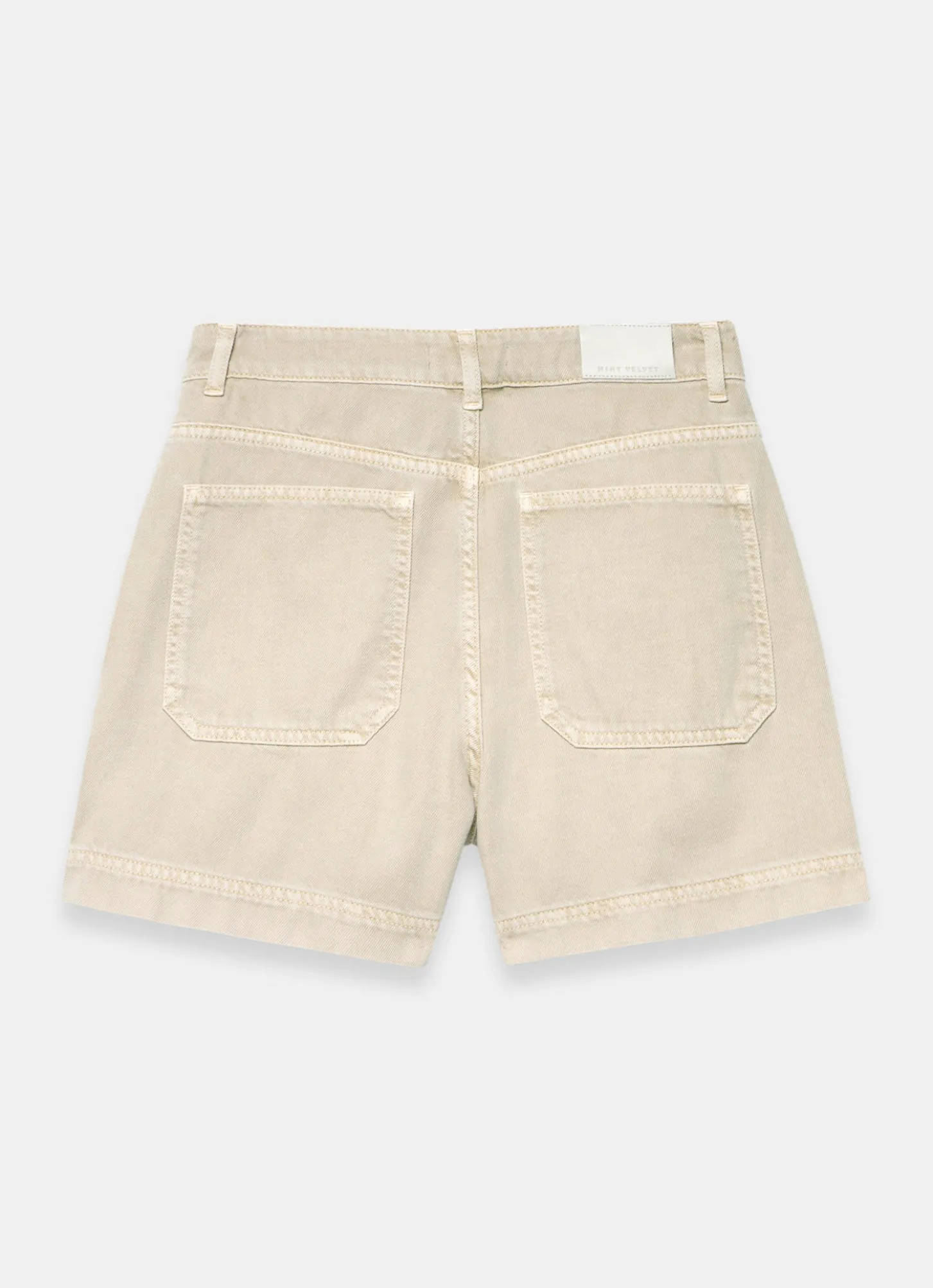 Neutral Utility Denim Shorts