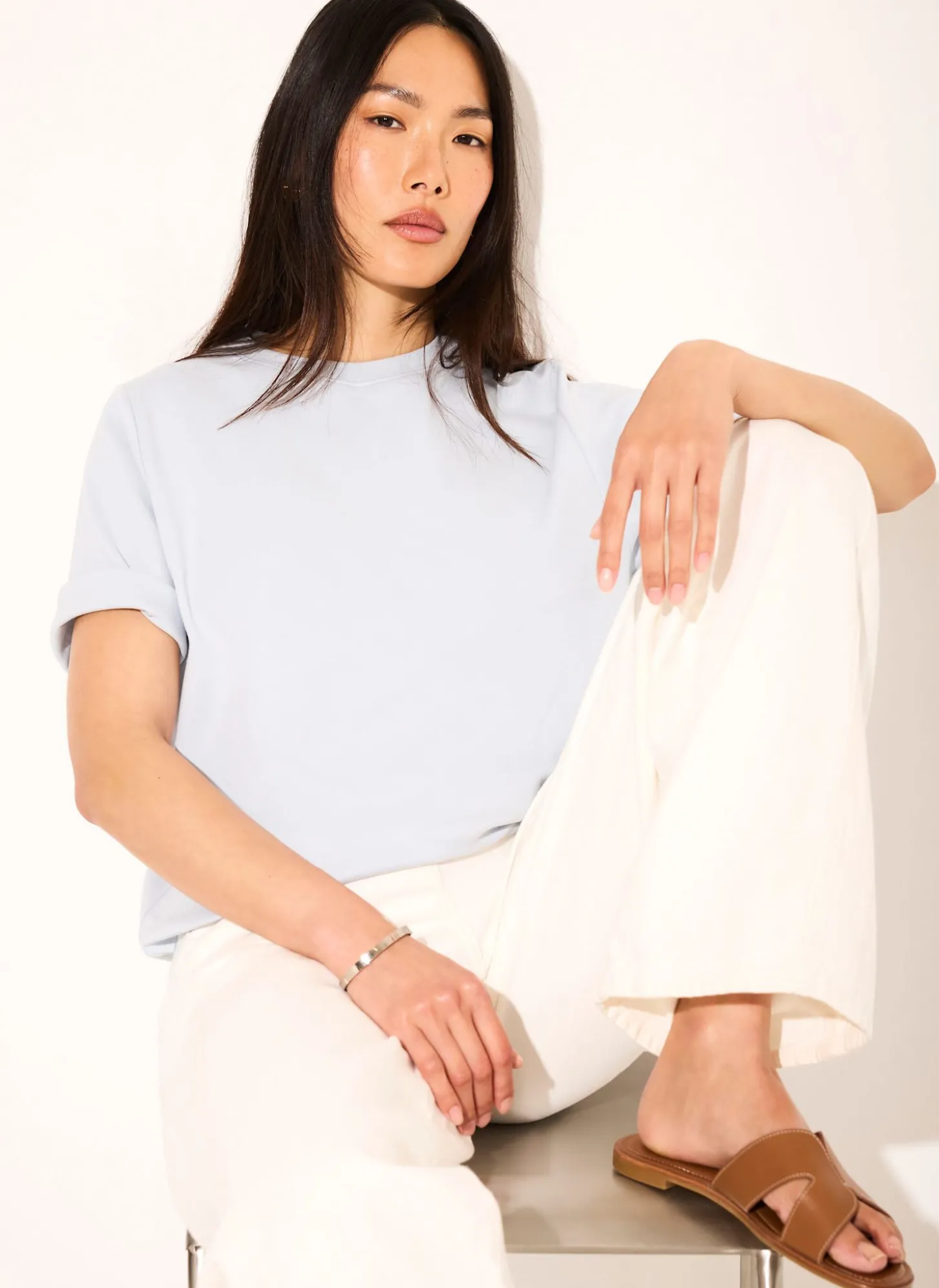 Pale Blue Ultimate Cotton T-Shirt