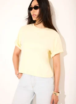 Pale Yellow Cotton Ultimate T-Shirt