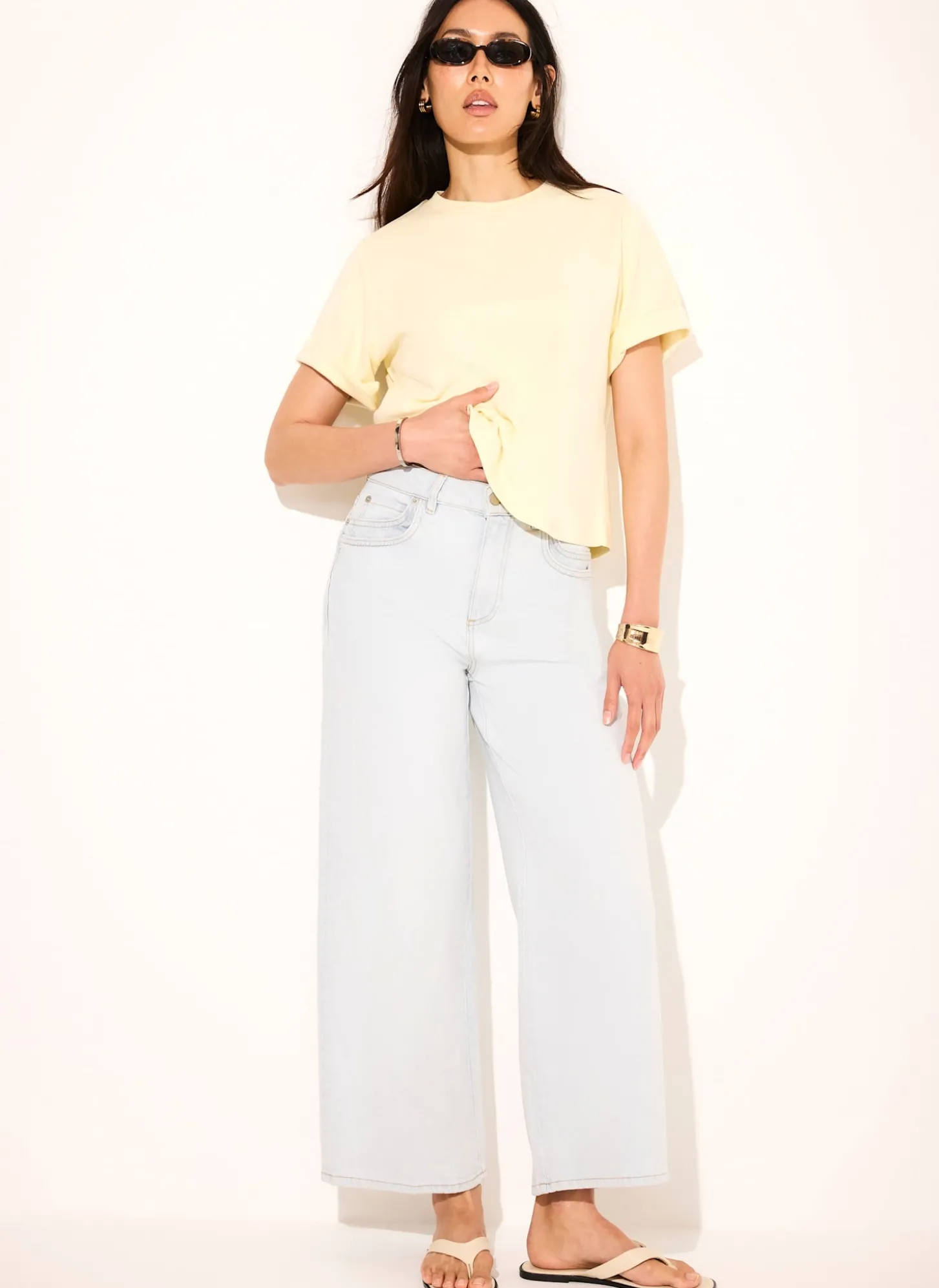 Pale Yellow Cotton Ultimate T-Shirt