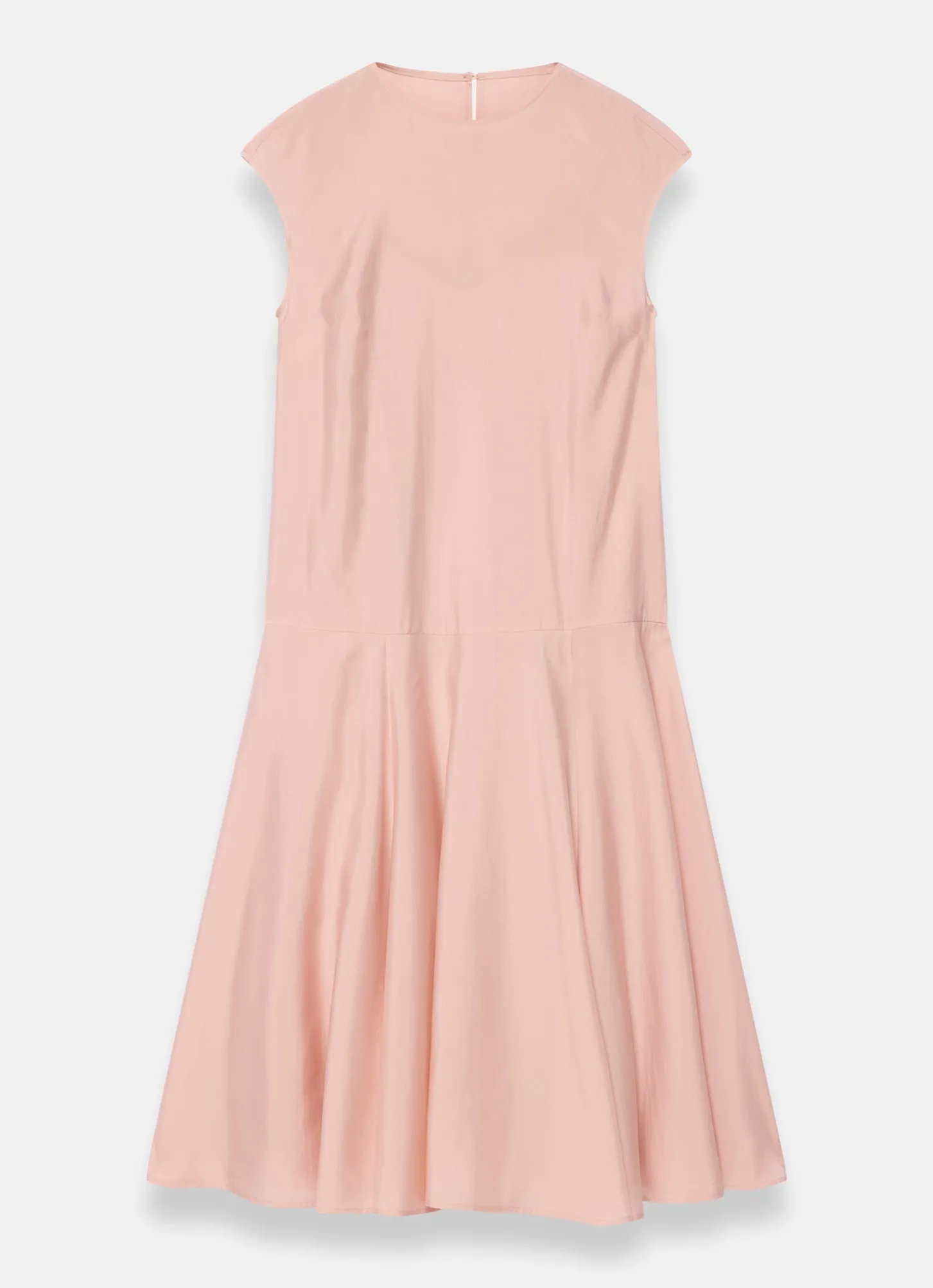 Pink Full Hem Midi Dress