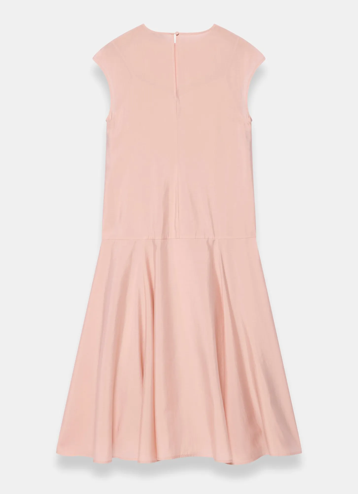 Pink Full Hem Midi Dress