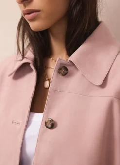 Pink Suede Jacket