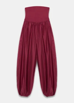 Red Bandeau Balloon Jumpsuit