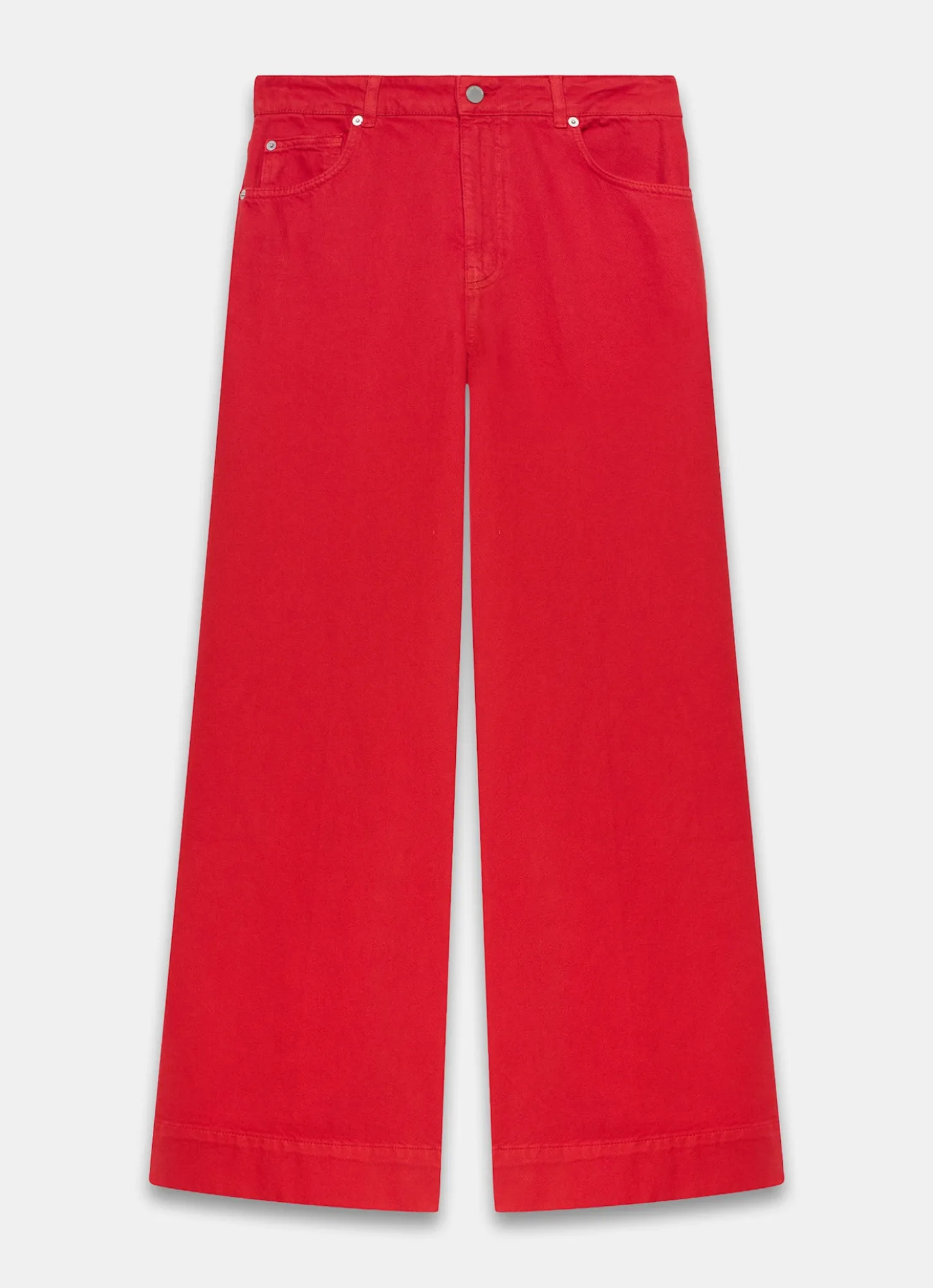 Red Wide Leg Jeans