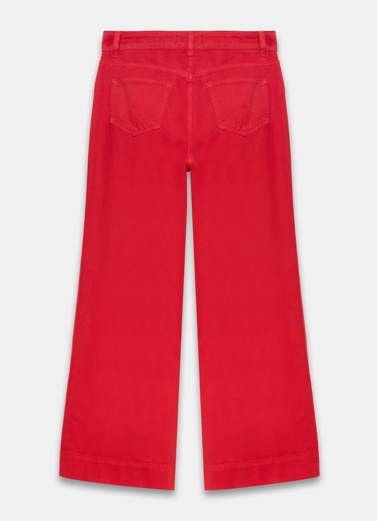 Red Wide Leg Jeans