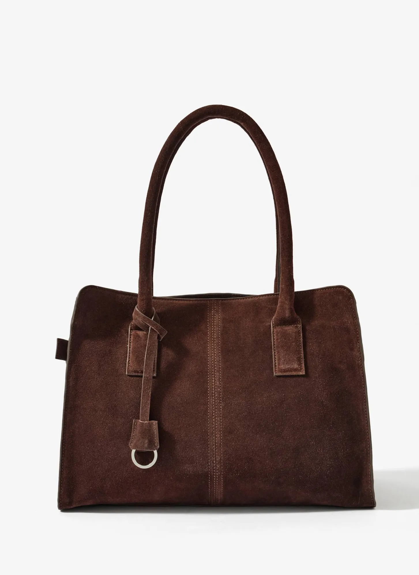 Rue Brown Suede Tote Bag