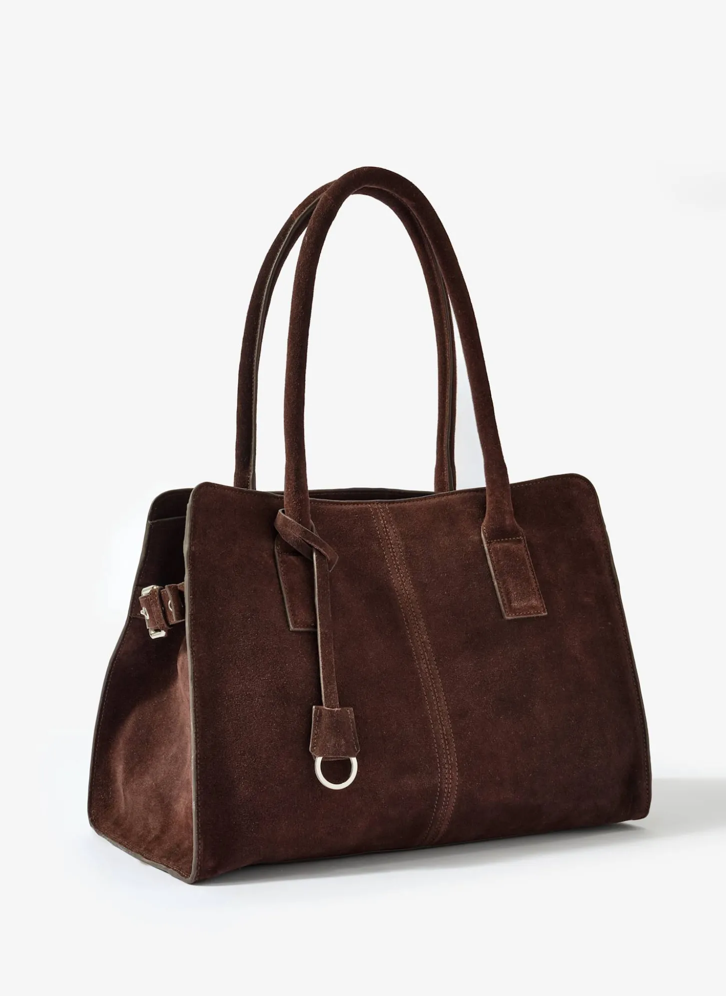 Rue Brown Suede Tote Bag