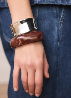 Silver Tone Cuff Bracelet