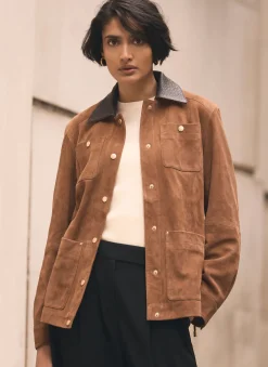 Tan Suede Barn Jacket