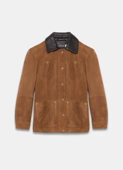 Tan Suede Barn Jacket