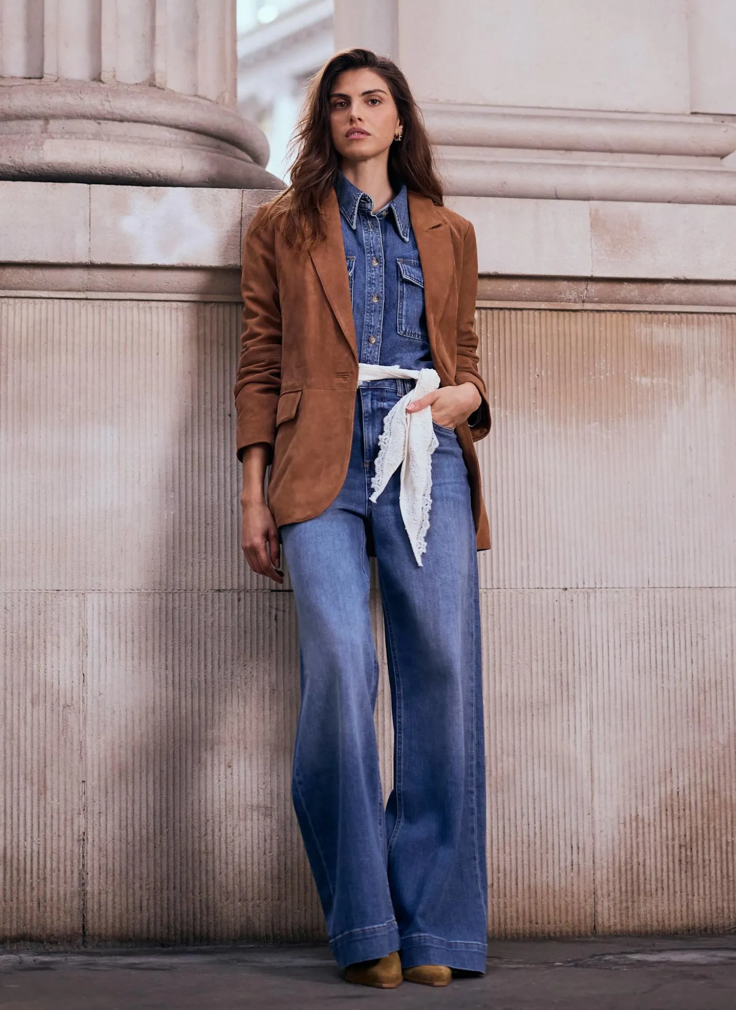 Tan Suede Blazer