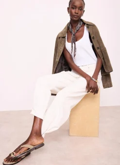 White Balloon Popper Jeans