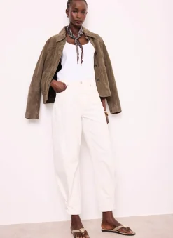 White Balloon Popper Jeans