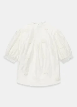 White Butterfly Detail Blouse