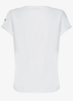 White Cotton Star T-Shirt