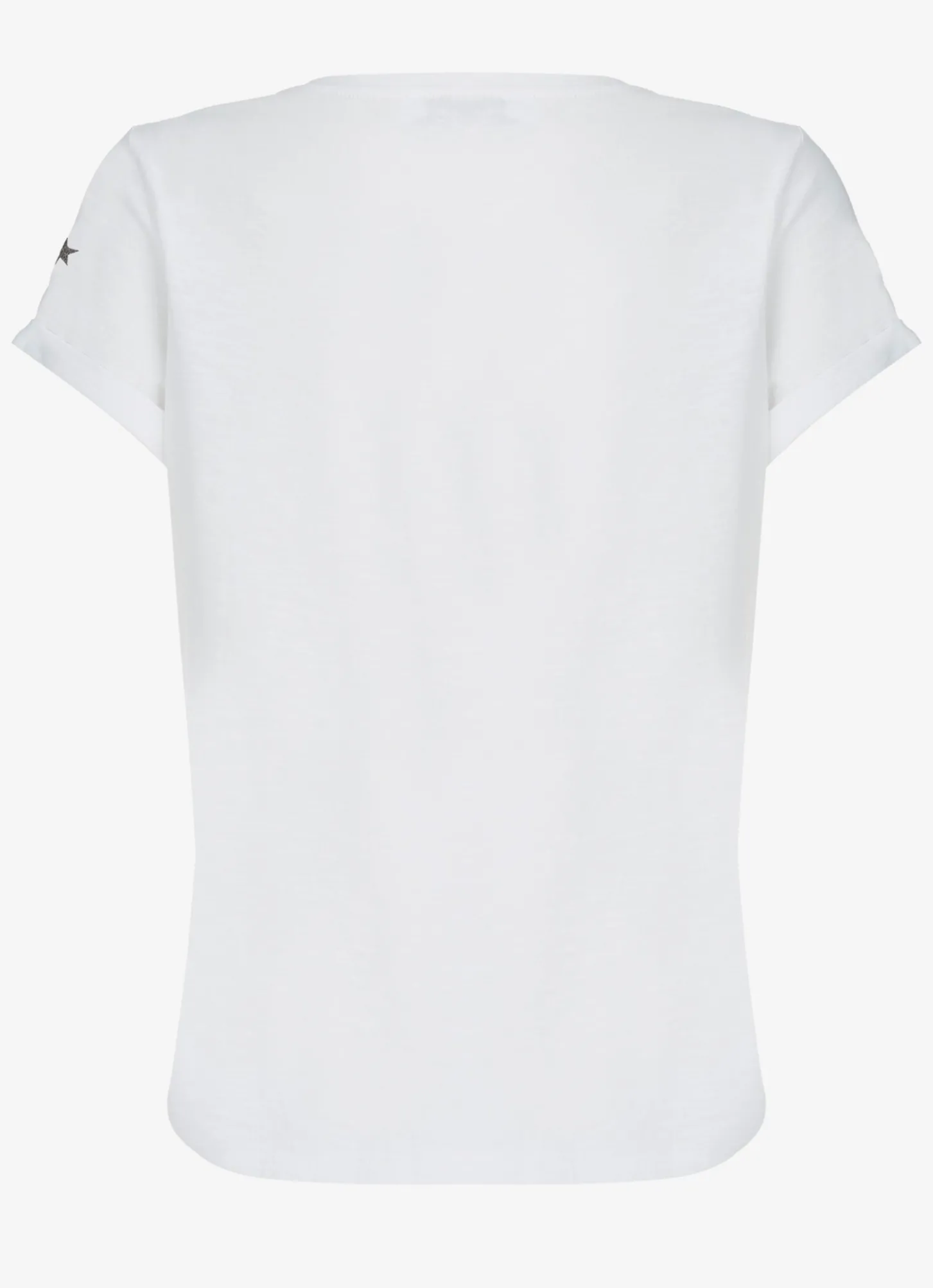 White Cotton Star T-Shirt