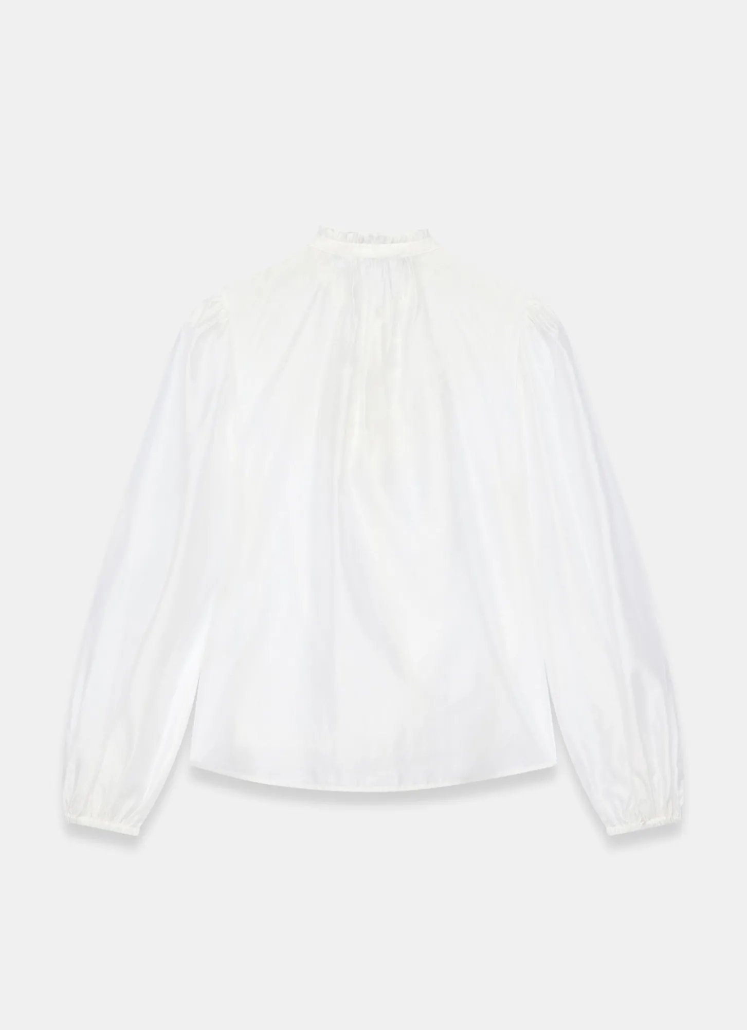 White Floral Cutwork Detail Blouse