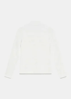 White High Neck Layering Top
