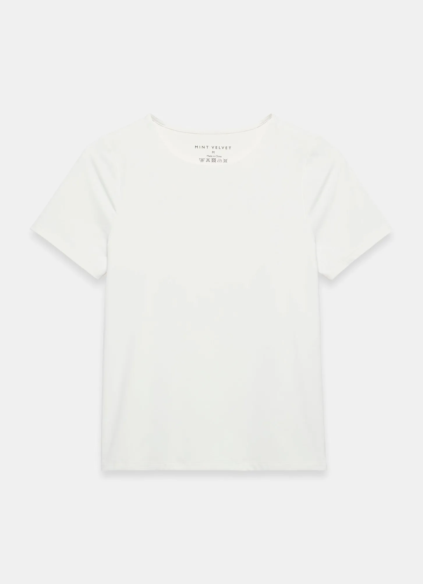 White Layering Short Sleeve Top