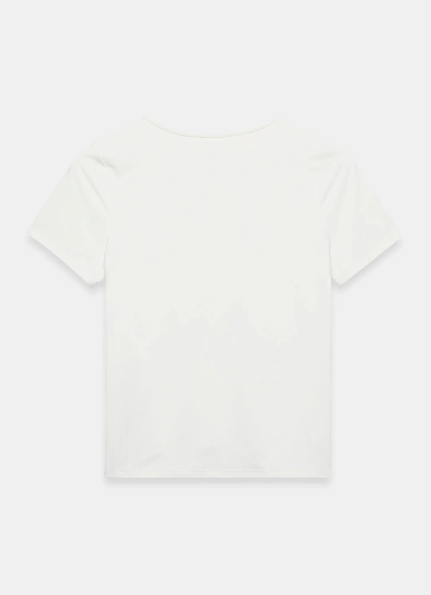 White Layering Short Sleeve Top