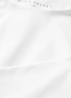 White Long Sleeve Layering Top