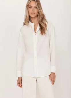 White Oversized Tailored Shirt