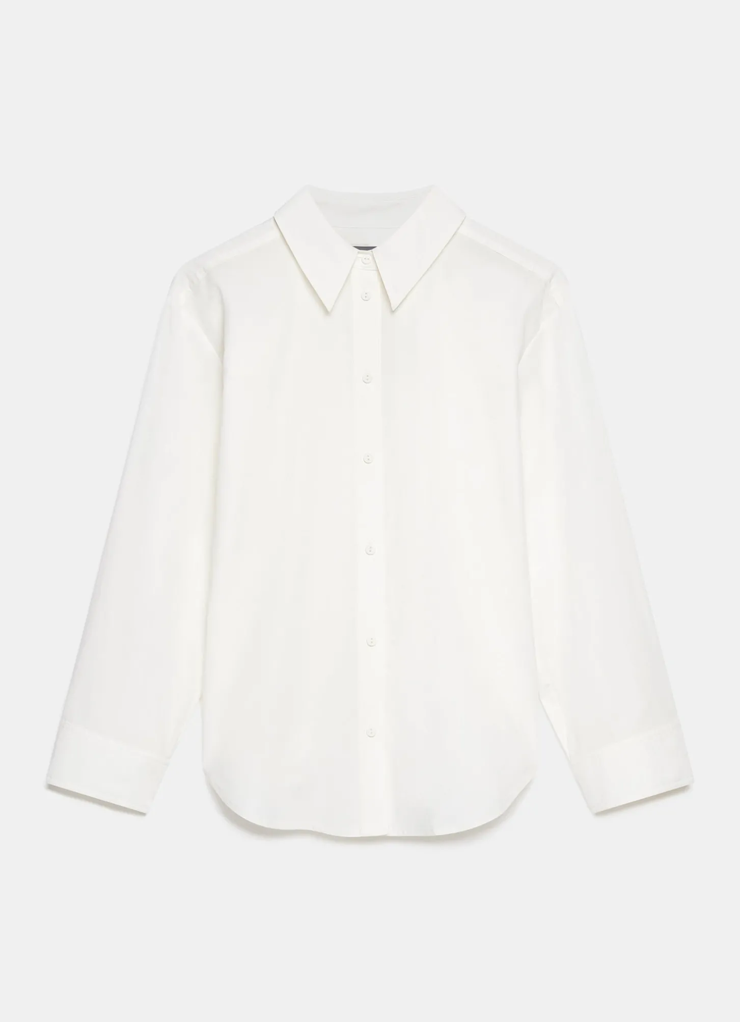 White Oversized Tailored Shirt
