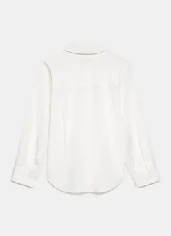 White Oversized Tailored Shirt