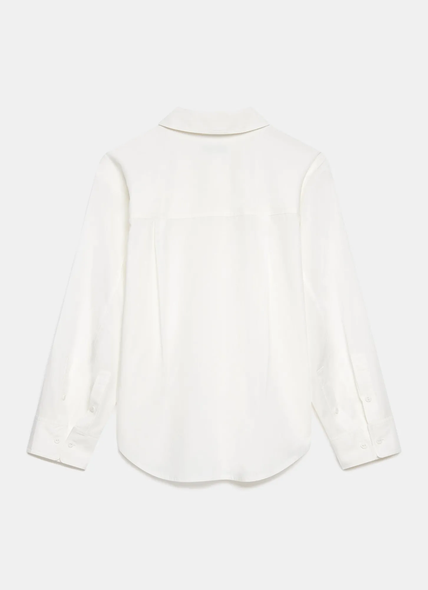 White Oversized Tailored Shirt
